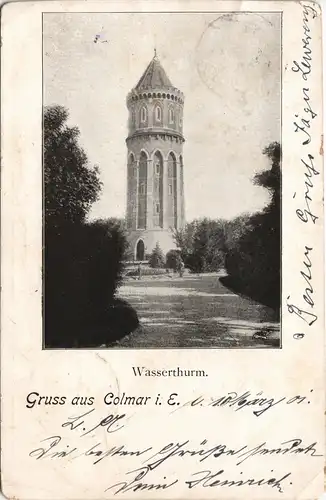 CPA Kolmar Colmar Wasserturm 1901
