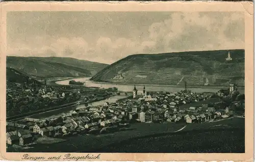 Ansichtskarte Bingerbrück-Bingen am Rhein Stadt 1922