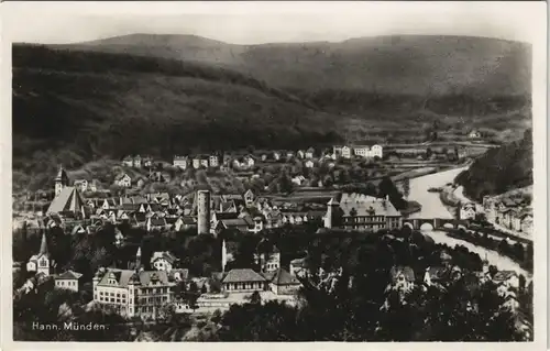 Hannoversch Münden Hann. Münden Panorama-Ansicht Hann. Münden 1925 #