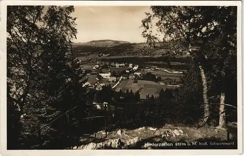 Ansichtskarte Hinterzarten Blick auf die Stadt 1932