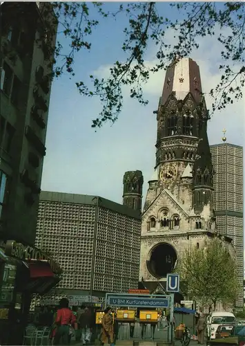 Charlottenburg-Berlin Kaiser-Wilhelm-Gedächtniskirche, Kirche (Church) 1975