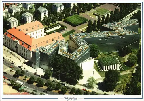 Sammelkarte Berlin Jüdisches Museum Luftaufnahme 2000