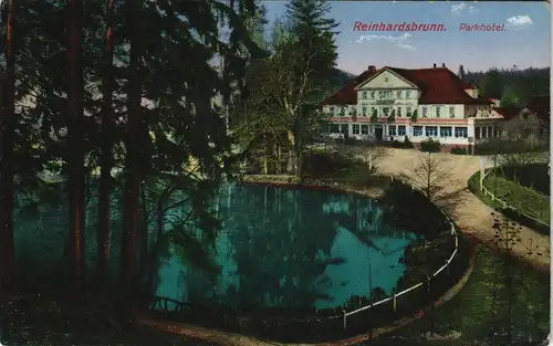 Ansichtskarte Friedrichroda Parkhotel 1925