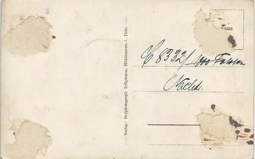 Ansichtskarte Wandersleben Die Gleichen - 3 Bild 1935