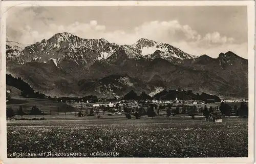 Kochel am See Berg: Herzogstand (1731 m) Fernansicht v. Heimgarten aus 1936