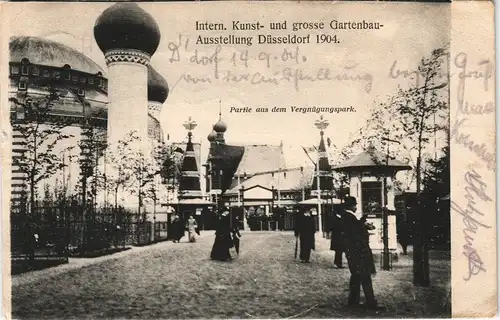 Düsseldorf Kunst- und Gartenbauausstellung Vergnügungspark 1904