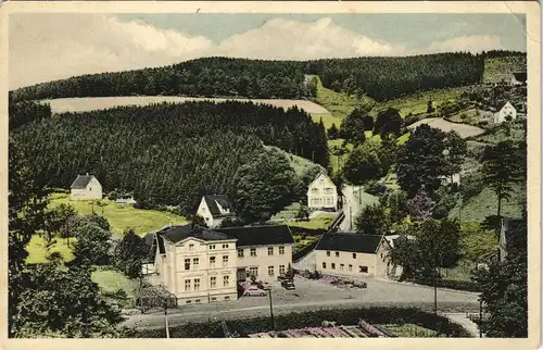 Ansichtskarte Dünnebrett-Lüdenscheid Hotel Restaurant Hegemann 1953