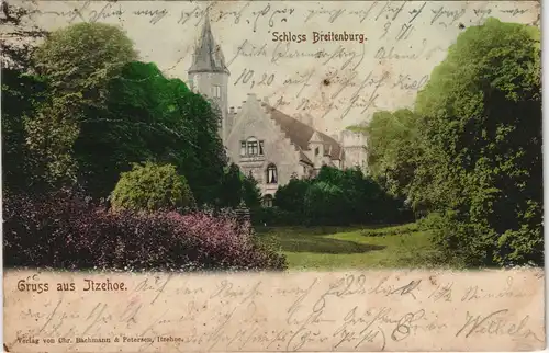Ansichtskarte Itzehoe Schloss Breitenburg 1902