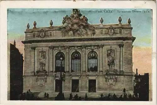 CPA Lille Theater Le Nouveau Theatre 1910