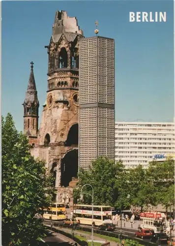 Charlottenburg-Berlin Kaiser-Wilhelm-Gedächtniskirche, Verkehr 1981