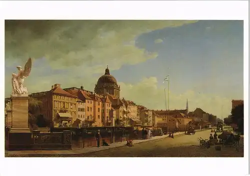 Ansichtskarte Berlin Eduard Gaertner, 1801 - 1877 Nationalgalerie 1990