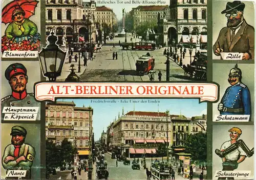 Ansichtskarte Berlin Friedrichstraße - MB Berliner Originale 1911/1993