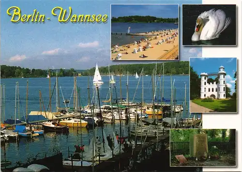 Ansichtskarte Wannsee-Berlin Hafen, Schloß - MB 1978