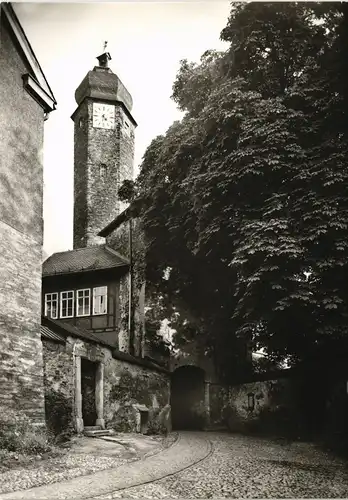 Ansichtskarte Greiz Eingang Oberes Schloss 1979
