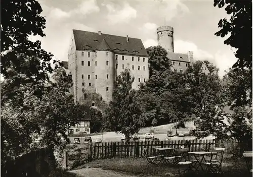 Ansichtskarte Gnandstein-Kohren-Sahlis Burg Gnandstein - Seitenansicht 1977