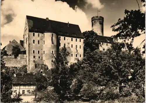 Ansichtskarte Gnandstein-Kohren-Sahlis Burg Gnandstein Seitenansicht 1964