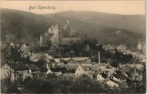 Ansichtskarte Elgersburg Stadtpartie 1923