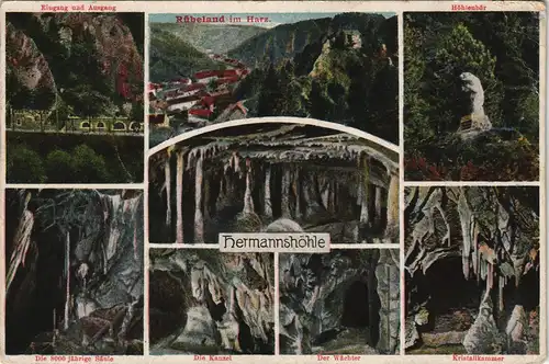 Ansichtskarte Rübeland Hermannshöhle - MB 1919