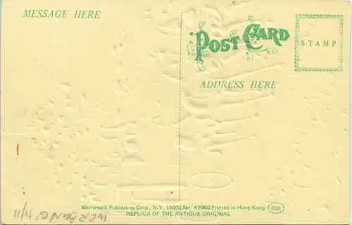 Ansichtskarte  BOSTON COACHOIL Reklame & Werbung 1950 Prägekarte
