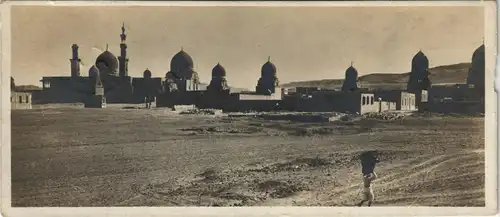Postcard Ägypten (allgemein) Stadt in der Wüste Egypt Ägypten 1928
