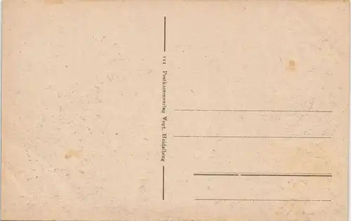 Ansichtskarte Heidelberg Schloß und Stadt 1926