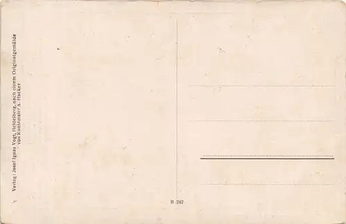 Ansichtskarte Heidelberg Sommertag - Umzug, Künstlerkarte 1922