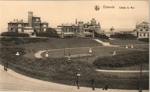 Postkaart Ostende Oostende Chalet du Roi 1913