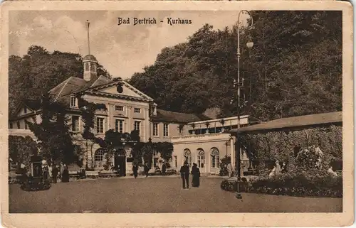 Ansichtskarte Bad Bertrich Kurhaus, gel. Feldpost Eime 1917