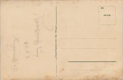 Ansichtskarte Gößweinstein Panorama Gesamtansicht color AK 1920