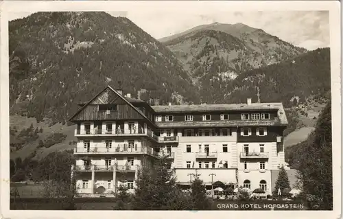 Ansichtskarte Bad Hofgastein Partie am Grand Hotel 1940