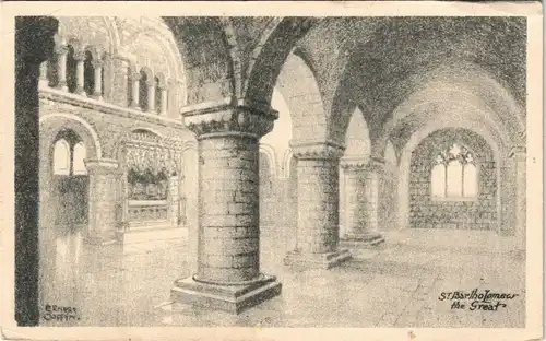 Postcard London Smithfield 1928