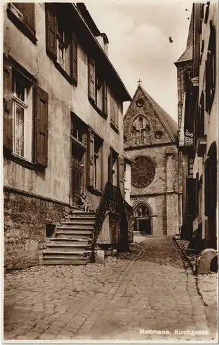 Ansichtskarte Mettmann Kirchgasse 1931
