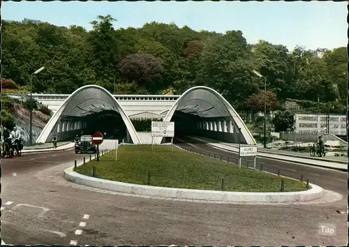 CPA Le Havre Tunnel Jenner, Sortie Sud 1962