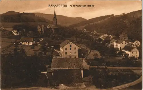 Ansichtskarte Altroggenrahmede-Lüdenscheid Land Stadtpartie 1915