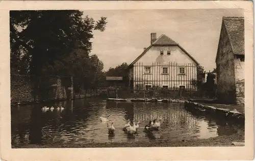 Ansichtskarte Pließkowitz-Malschwitz Malešecy An der Mühle 1924