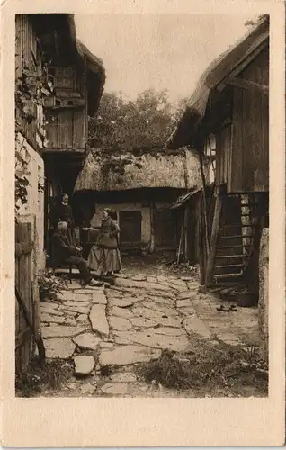 Ostro (Oberlausitz)-Panschwitz-Kuckau   Bauern und Bauerngehöft 1925