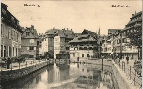 CPA Straßburg Strasbourg Klein-Frankreich 1917