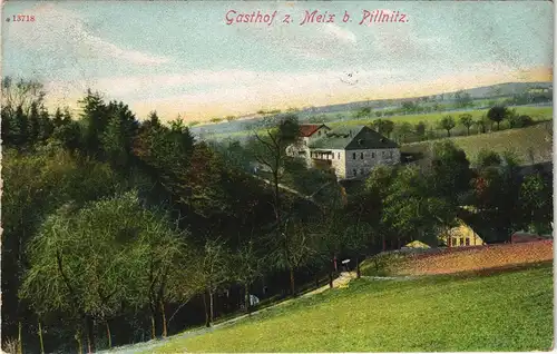 Ansichtskarte Pillnitz Gasthof zur Meix 1908