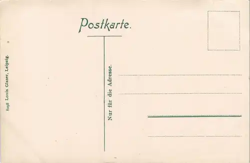 Ansichtskarte Goslar ,,Kaiserworth" Kaiser-Figuren 1909
