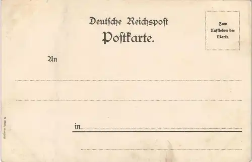 Ansichtskarte List-Hannover Lister Turm/Listerturm - Künstlerkarte 1902