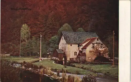 Ansichtskarte Gößweinstein Stempfermühle - Naturfarben 1922