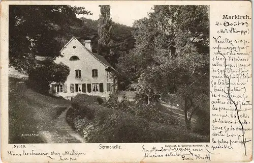CPA Markirch Sainte-Marie-aux-Mines Hauspartie 1903