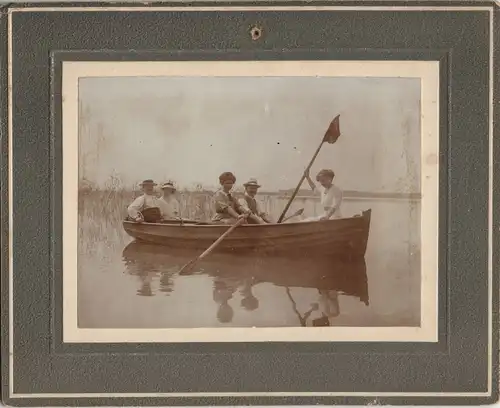Foto Sylt CDV Kabinettfoto Insel Sylt - Bootspartie 1880 Foto