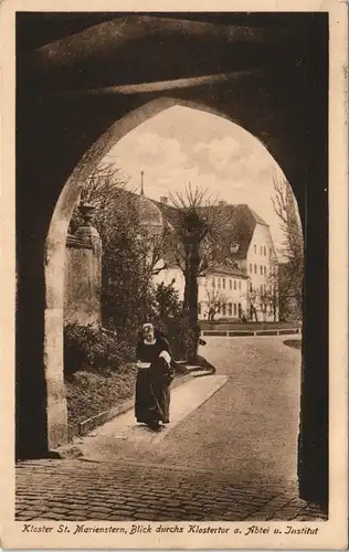 Panschwitz-Kuckau Pančicy-Kukow Kloster St. Marienstern, Nonne 1914