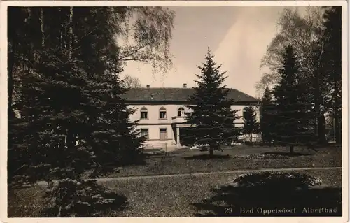 Postcard Bad Oppelsdorf Opolno Zdrój Albertbad 1930