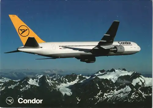 Ansichtskarte  Flugzeuge - Boeing 767 Condor 1985