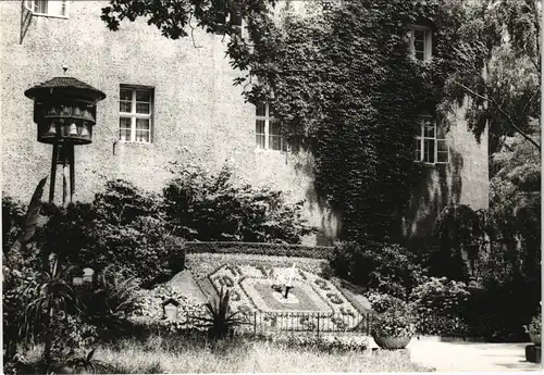 Ansichtskarte Zittau Blumenuhr mit Glockenspiel 1978