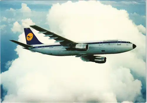 Ansichtskarte  Lurthansa Lufthansa A300 Airbus Flugzeug 1984