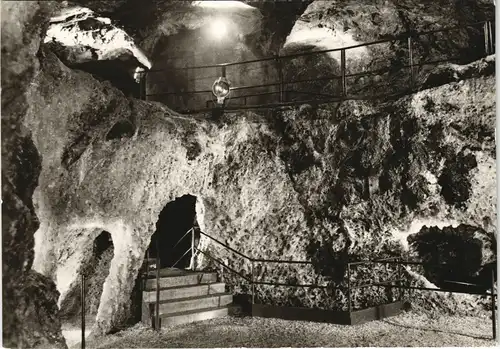 Friedrichroda Marienglashöhle Höhlen Ansicht DDR-Zeit Kristall-Grotte 1981