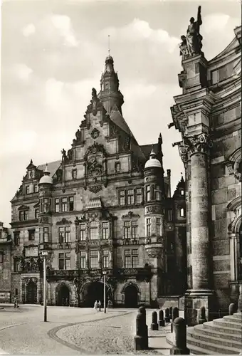 Innere Altstadt-Dresden Partie am Georgentor DDR Ansicht AK 1977